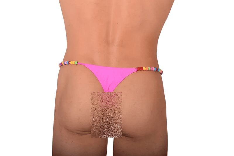 S/M SMU Thong colorful decoration 30' To 32' Waist MX10 1005643