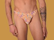 S/M Thongs SMU Mens Underwear Thong Flowers 33332 MX111