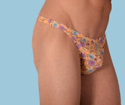 S/M Thongs SMU Mens Underwear Thong Flowers 33332 MX116