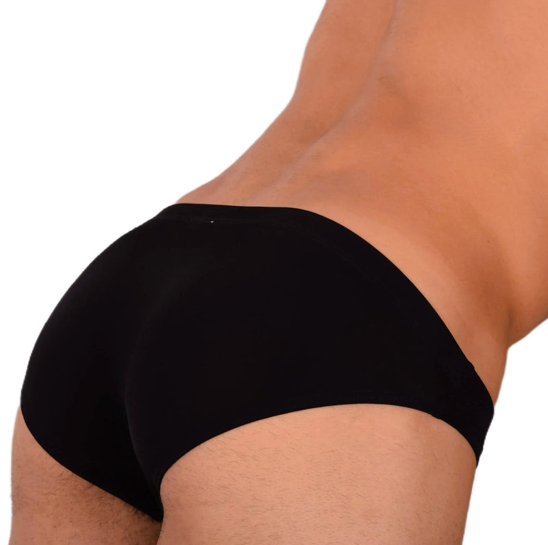 Small Briefs SMU Sexy Pure Black Brief 33819 MX176
