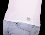 SMALL Calvin Klein Cotton Stretch Round - Neck White T-Shirt MX163