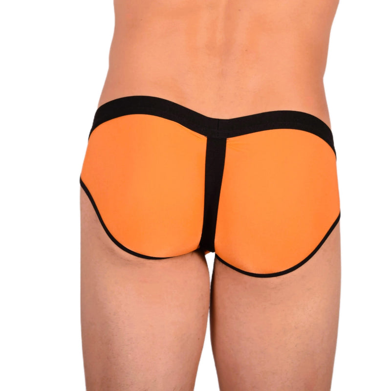 SMALL Gregg Homme Brief Orange/Black 33662 MX153