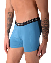 SMALL Mens Punto Blanco Basics Short Boxer Blue 53438 Pu16