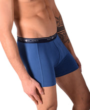 SMALL Mens Punto Blanco Basics Short Boxer Blue 53438 Pu17