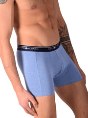 SMALL Mens Punto Blanco Basics Short Boxer Blue 53438 Pu21