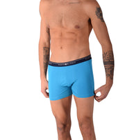 SMALL Mens Punto Blanco Basics Short Boxer Blue 53438 Pu23