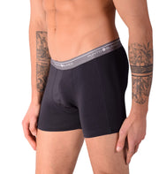 SMALL Mens Punto Blanco Basics Short Boxer Dark Grey 53438 Pu30