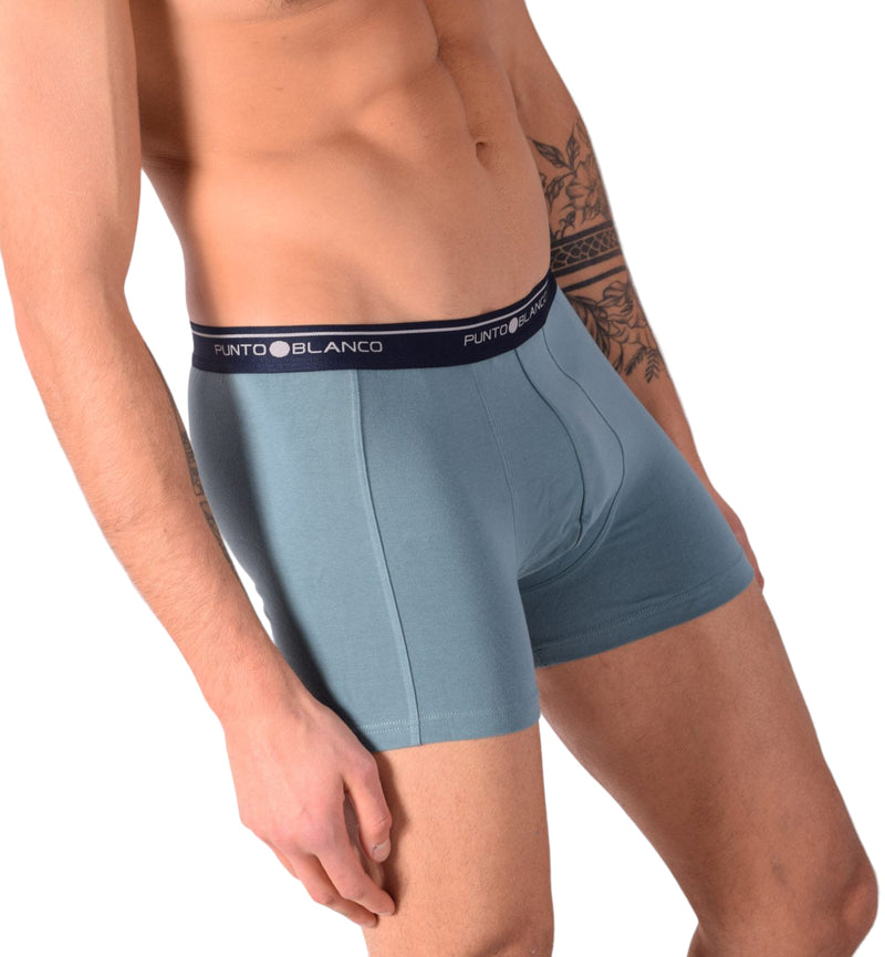 SMALL Mens Punto Blanco Basics Short Boxer Green 53438 Pu38