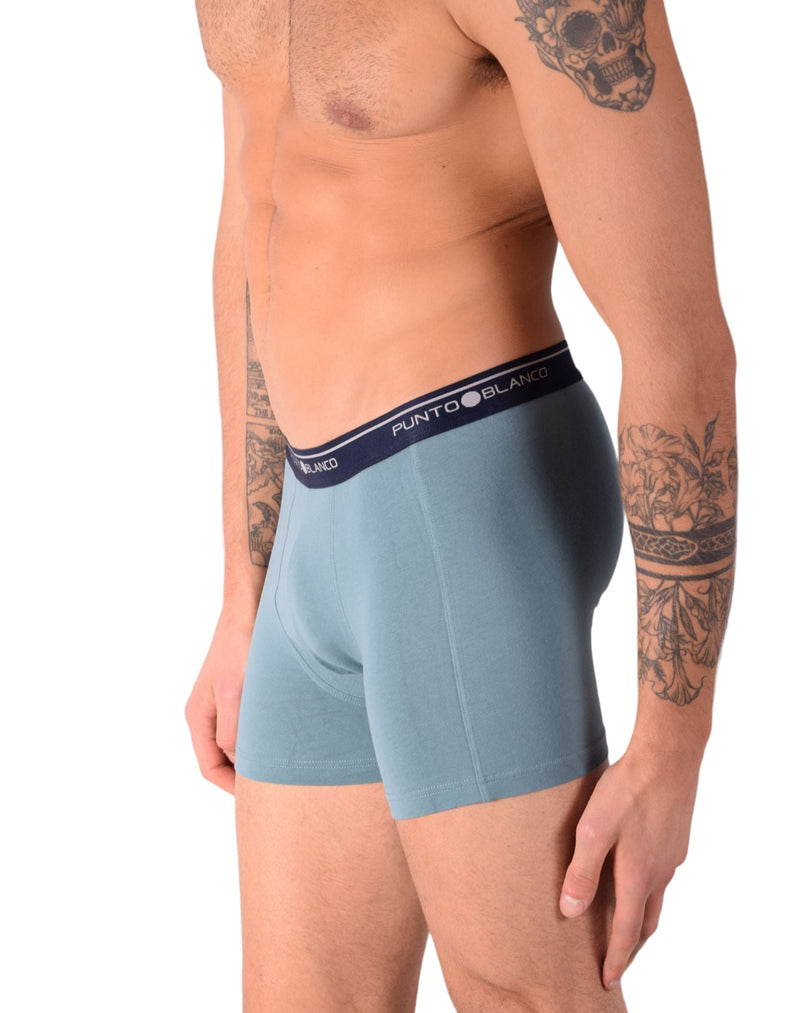 SMALL Mens Punto Blanco Basics Short Boxer Green 53438 Pu38