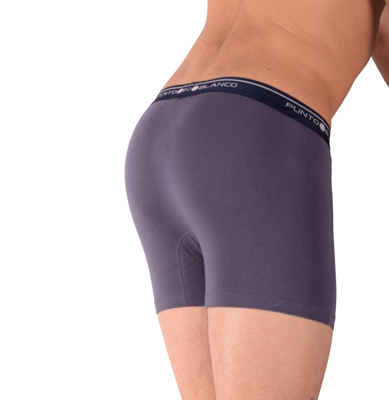 SMALL Mens Punto Blanco Basics Short Boxer Grey 53438 Pu31