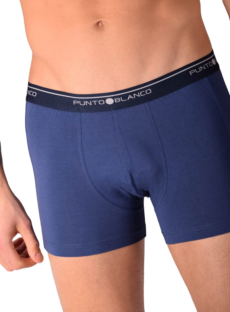 Small Punto Blanco Basics Boxer Blue 53438 Pu267