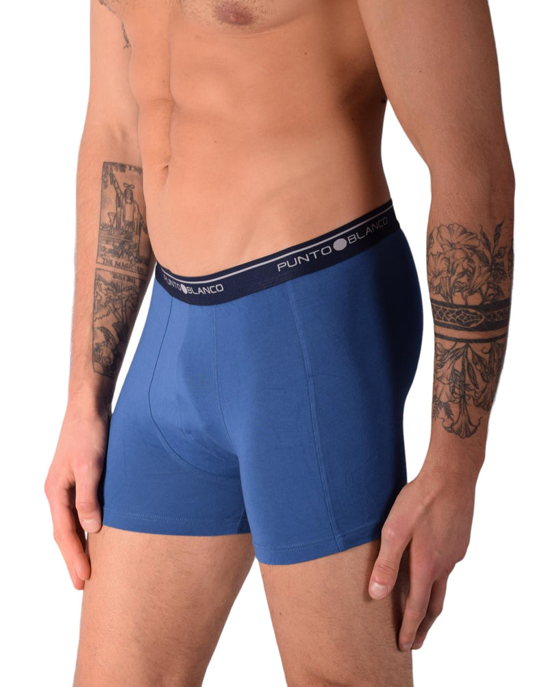 Small Punto Blanco Basics Short Boxer Blue 53438 Pu174