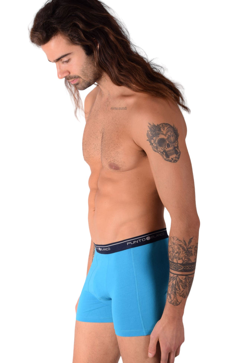 SMALL Punto Blanco Basics Short Boxer Blue 53438 Pu234