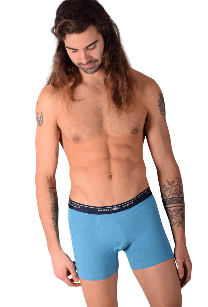 Small Punto Blanco Basics Short Boxer Blue 53438 Pu247
