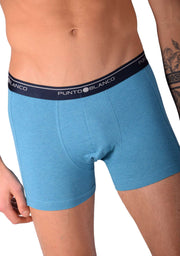 Small Punto Blanco Basics Short Boxer Blue 53438 Pu246