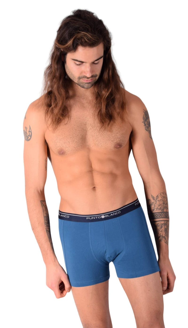 Small Punto Blanco Basics Short Boxer Blue 53438 Pu256