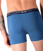 Small Punto Blanco Basics Short Boxer Blue 53438 Pu254