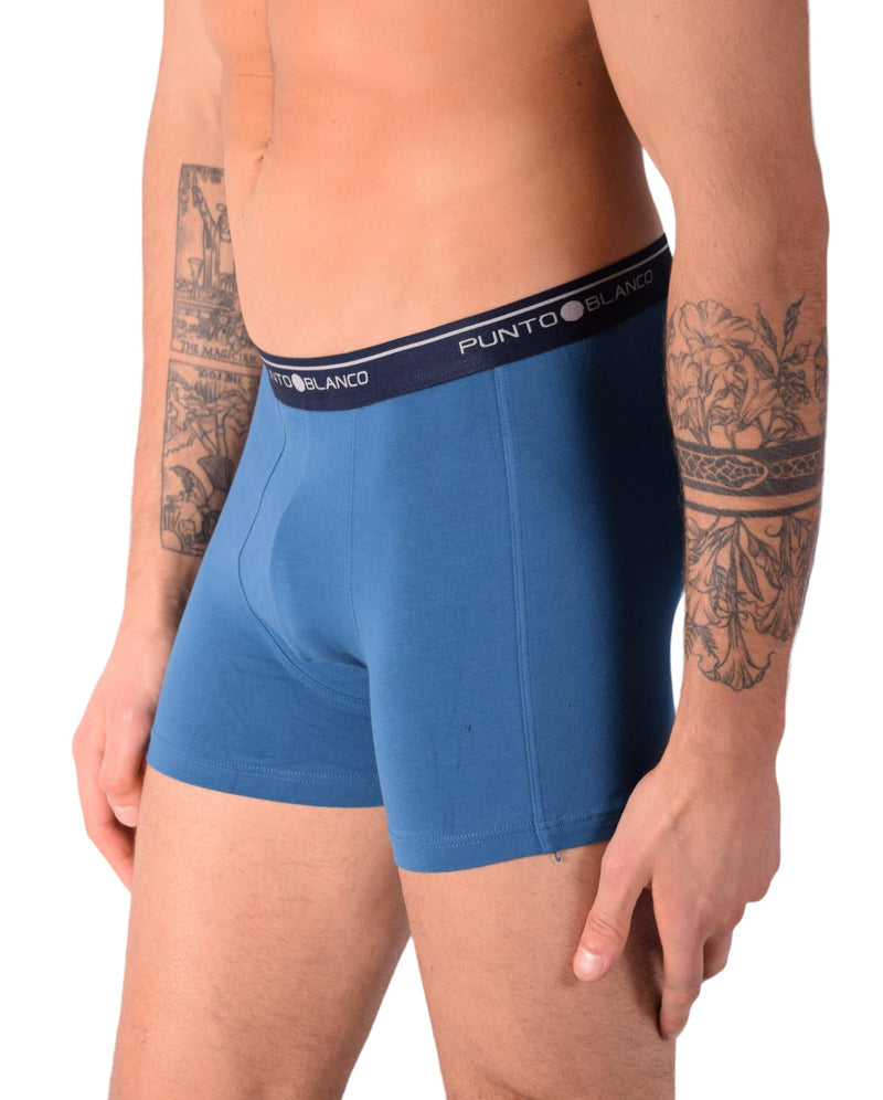 Small Punto Blanco Basics Short Boxer Blue 53438 Pu255