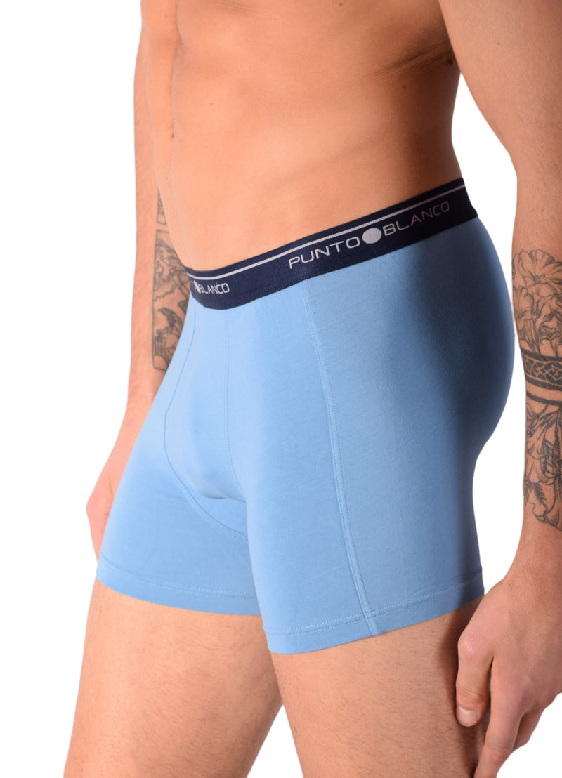 Small Punto Blanco Basics Short Boxer Blue 53438 Pu344