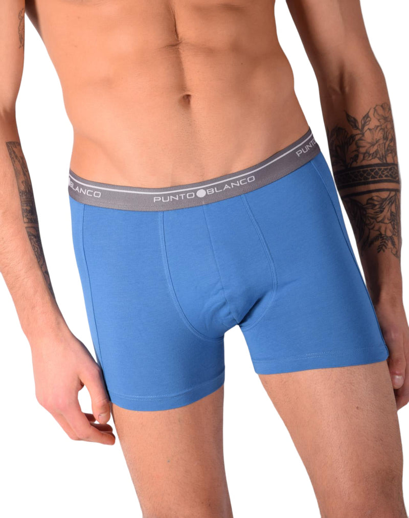 Small Punto Blanco Basics Short Boxer Blue 53438 Pu356