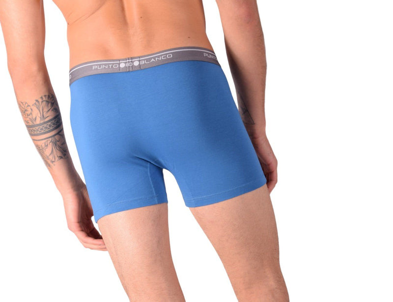 Small Punto Blanco Basics Short Boxer Blue 53438 Pu353