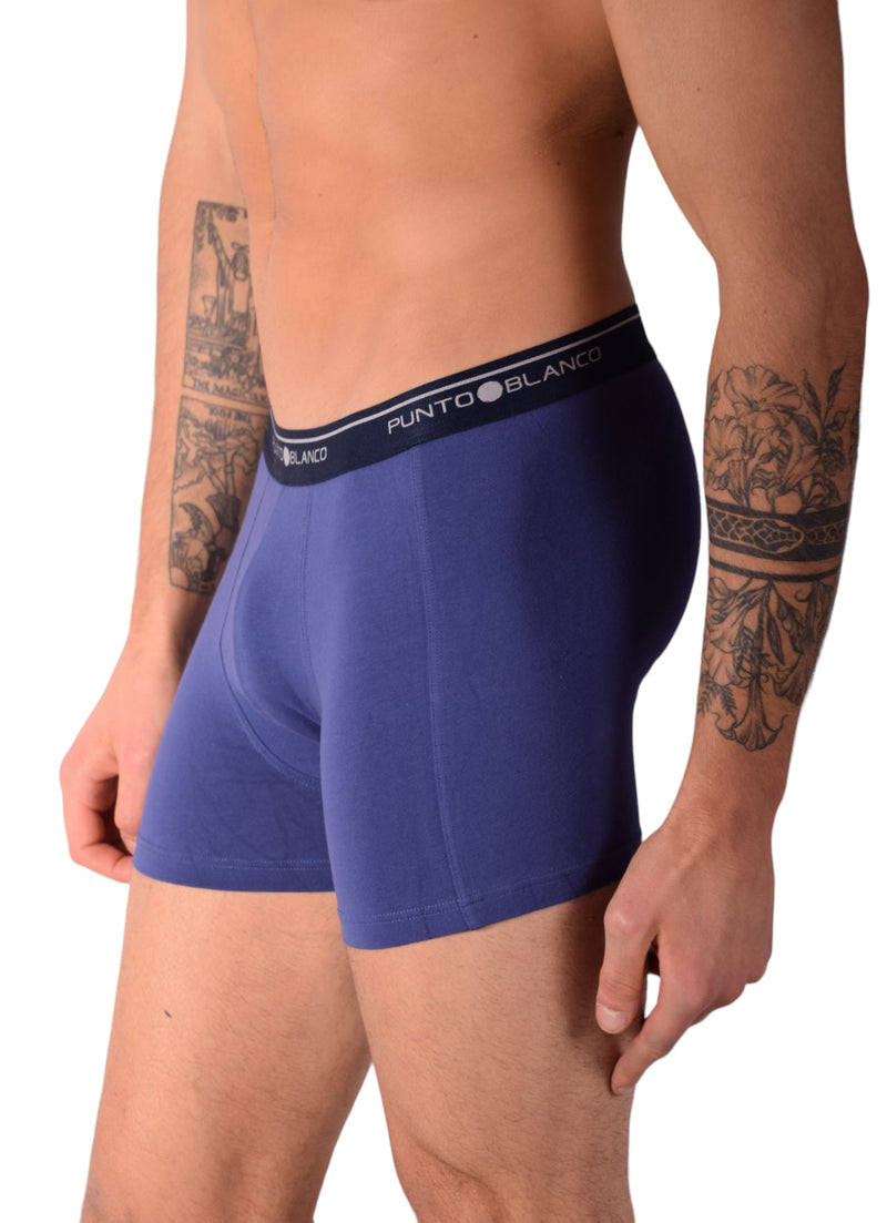 SMALL Punto Blanco Basics Short Boxer Blue 53438 Pu4