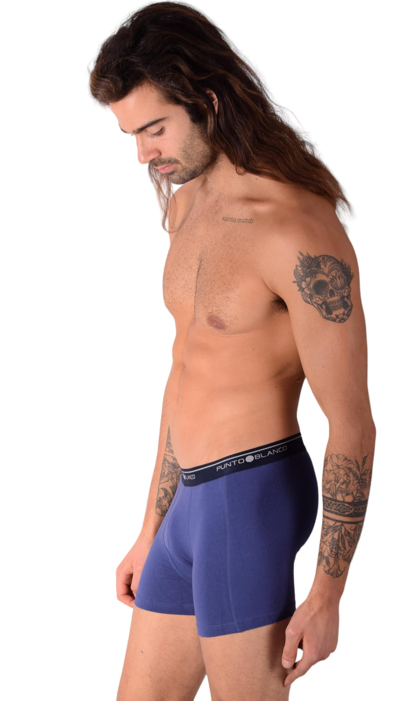 SMALL Punto Blanco Basics Short Boxer Blue 53438 Pu4