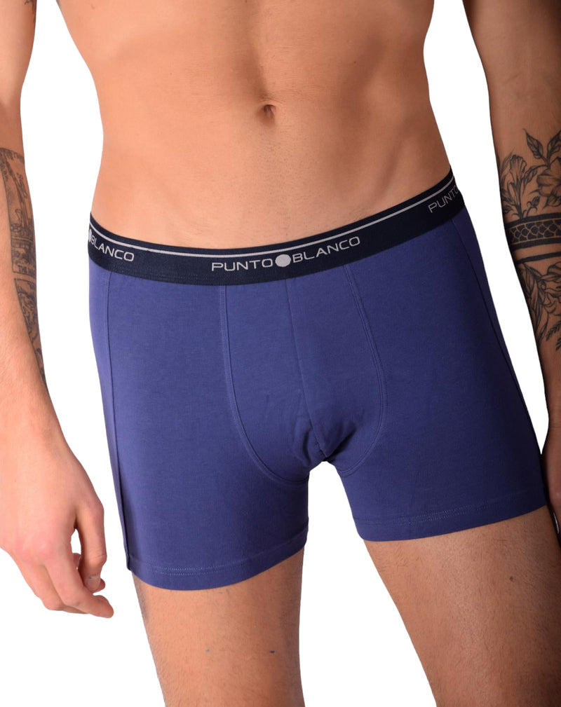 SMALL Punto Blanco Basics Short Boxer Blue 53438 Pu4