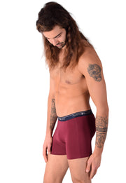 Small Punto Blanco Basics Short Boxer Burgundy 53438 Pu36