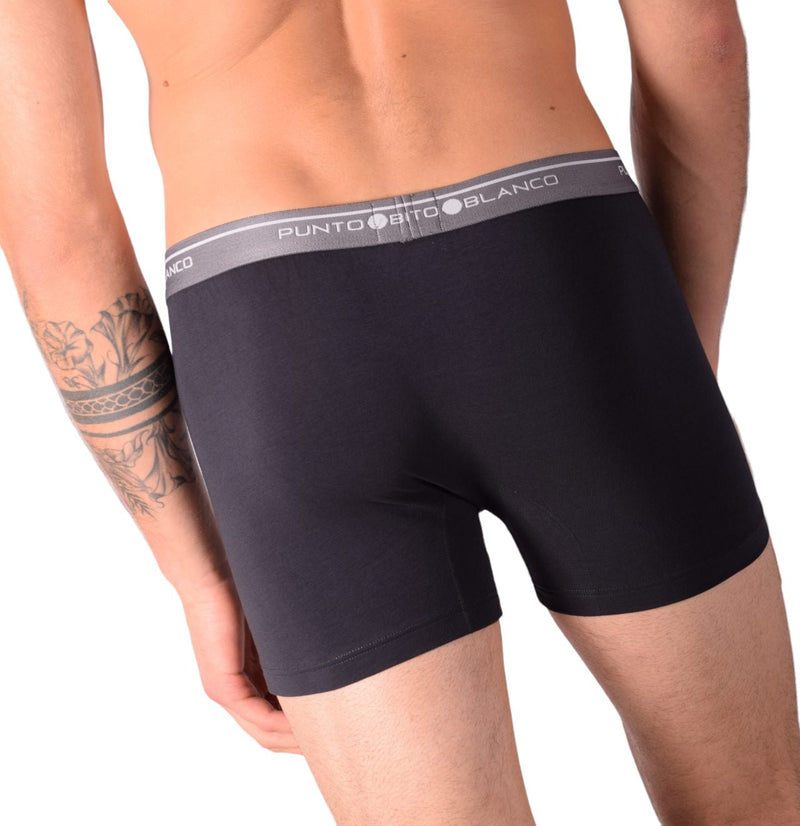 Small Punto Blanco Basics Short Boxer Dark Grey 53438 Pu304
