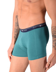 Small Punto Blanco Basics Short Boxer Green 53438 Pu296