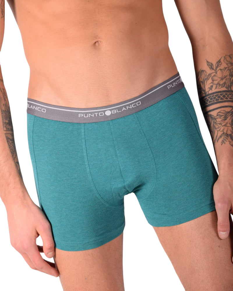 SMALL Punto Blanco Basics Short Boxer Green 53438 Pu45
