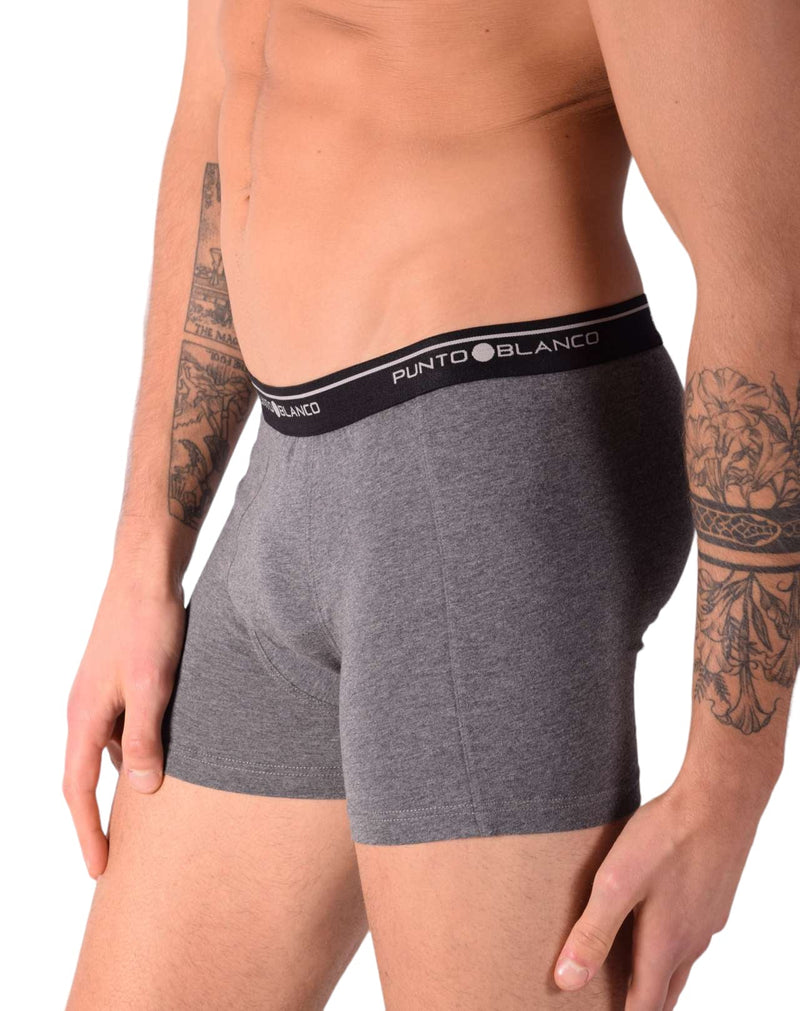 SMALL Punto Blanco Basics Short Boxer Grey 53438 Pu395