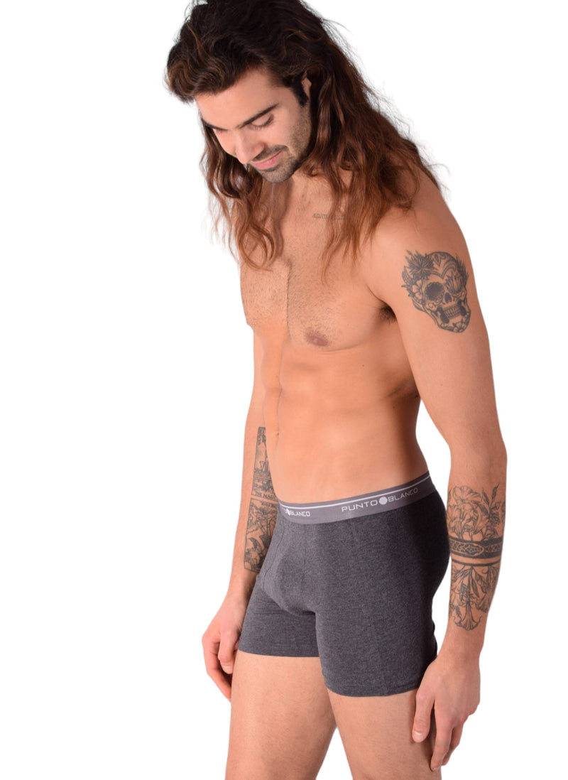SMALL Punto Blanco Basics Short Boxer Grey 53438 Pu434