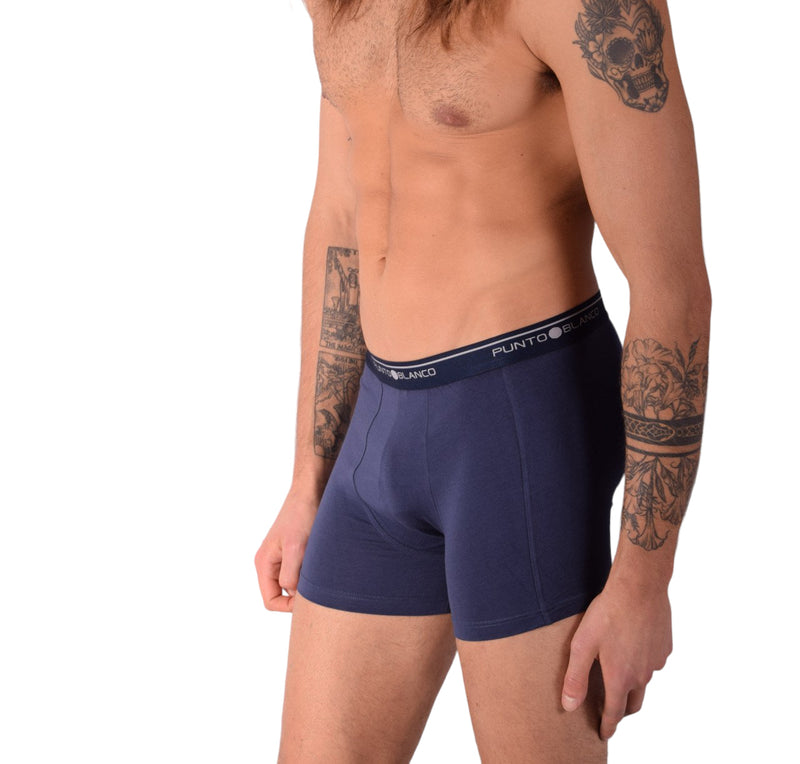 SMALL Punto Blanco Basics Short Boxer Navy 53438 Pu14