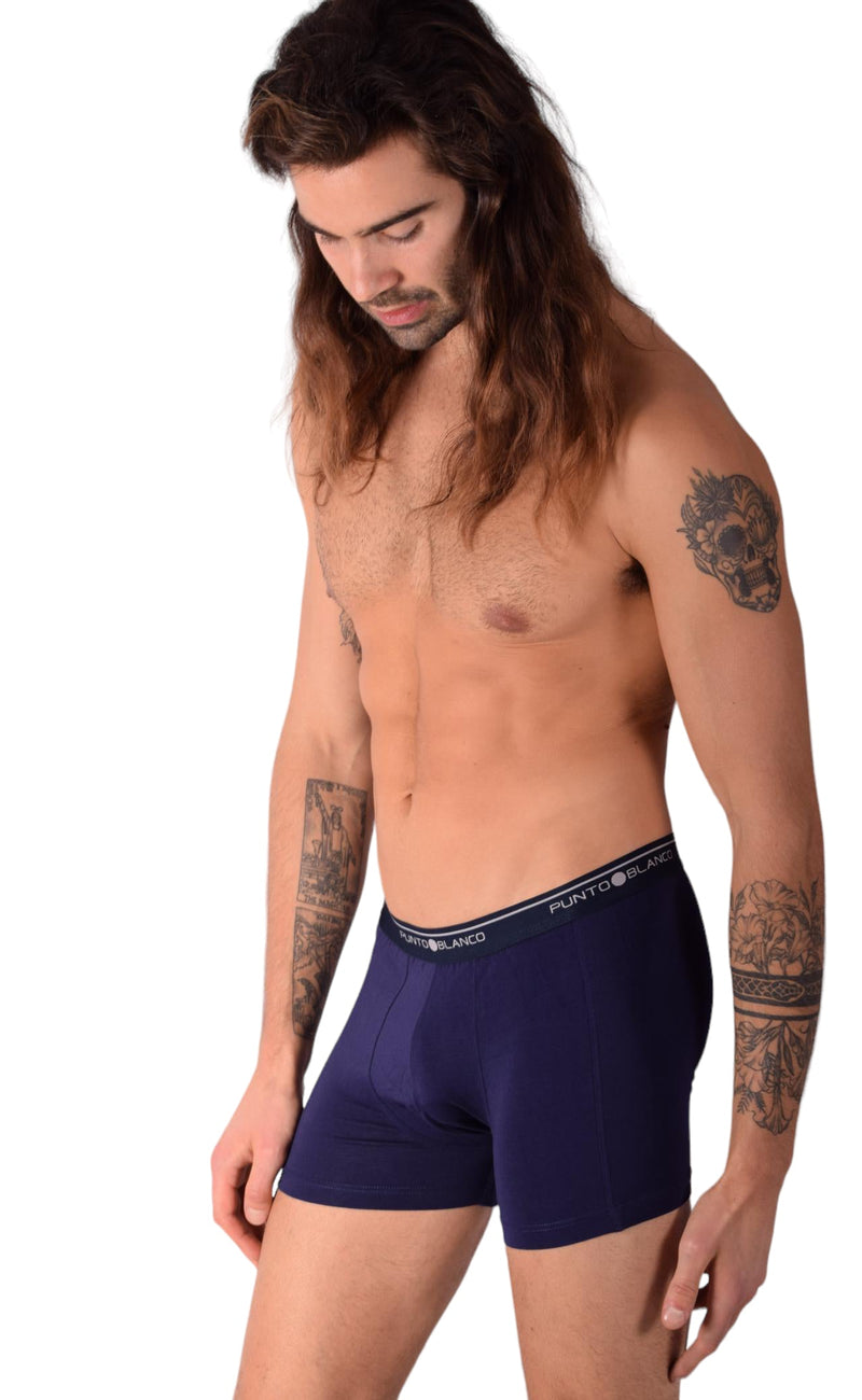 SMALL Punto Blanco Basics Short Boxer Navy 53438 Pu5