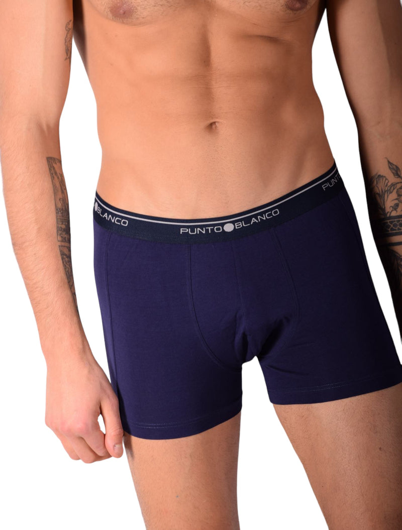 SMALL Punto Blanco Basics Short Boxer Navy 53438 Pu5