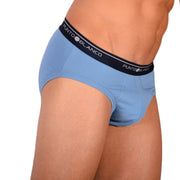 SMALL Punto Blanco Brief Sporty Slip Cotton Comfy Slip Light Blue 33663 MX155