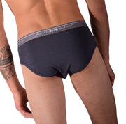 Small Punto Blanco Briefs Basix 53489 - 10 Grey P174