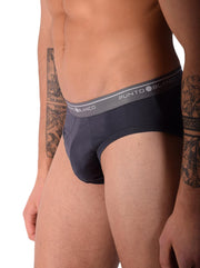 Small Punto Blanco Briefs Basix 53489 - 10 Grey P175