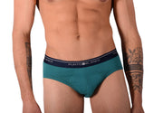 Small Punto Blanco Briefs Basix Green 53489-10 P19