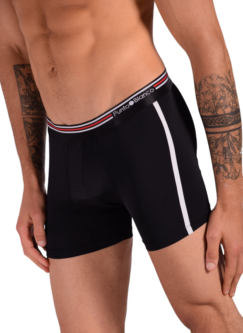 Small Punto Blanco Classic Polyamide boxer Black 33027-40 090 Tab