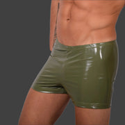 Small SMU Boxer Short Walk Around Vinyl Khaki Shorts 33491 MX132