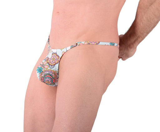 Small SMU Gardens Swim and Tanning O - Ring Thong 100646 MX91