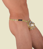 Small SMU Mens Flash Thong Gold flash 33454 MX113