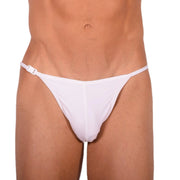 Small SMU Swim Brief Detacheable White 33801 mx171