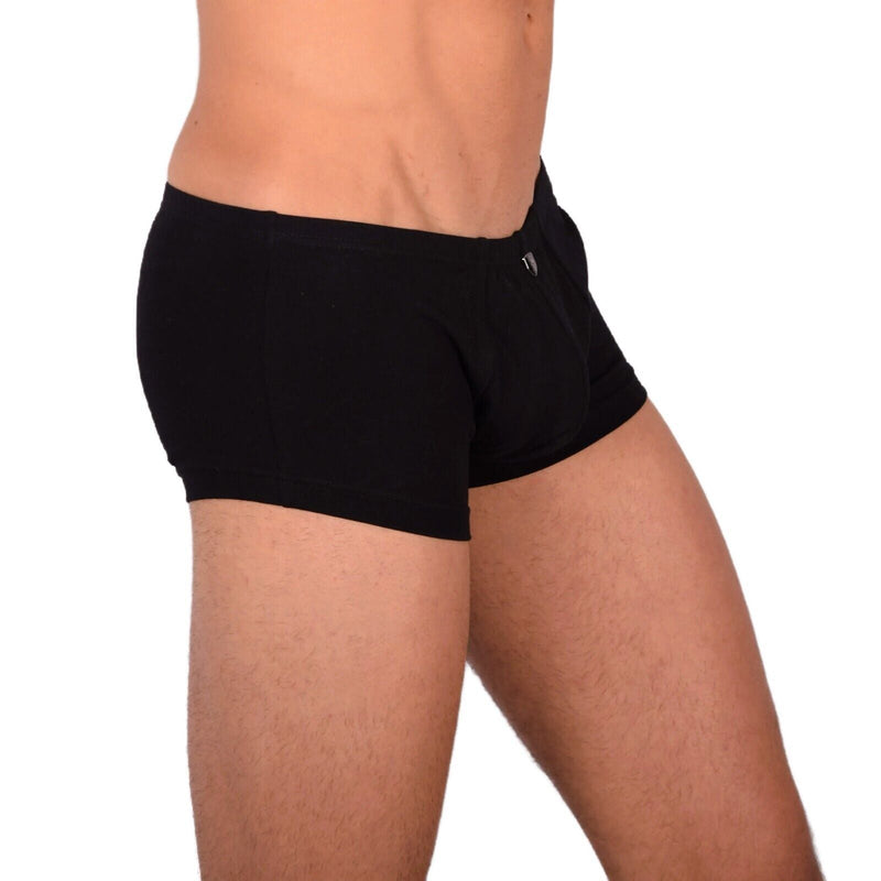 SMALL SMU Tanning Walking around sheer Black Boxer MX19 339774