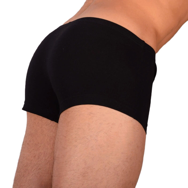 SMALL SMU Tanning Walking around sheer Black Boxer MX19 339775