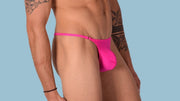 Small SMU Thong Super Sexy O - Ring Pink 34144 SX055