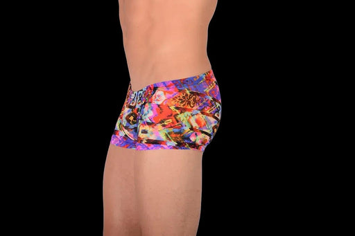 SMALL SMU Walking around sheer Multi - Color Boxer MX21 341521